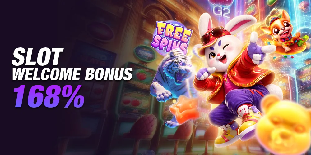 MCC888 slot welcome bonus 168 percent